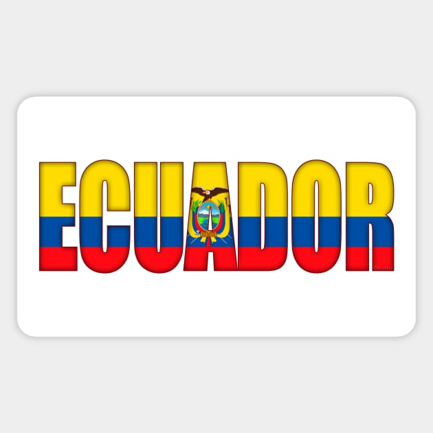 Ecuador Sticker by SeattleDesignCompany